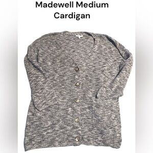 Madewell Gray Cardigan Sweater